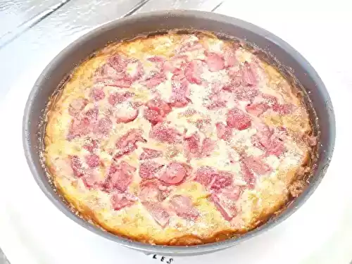 Gâteau au tapioca moelleux aux fraises