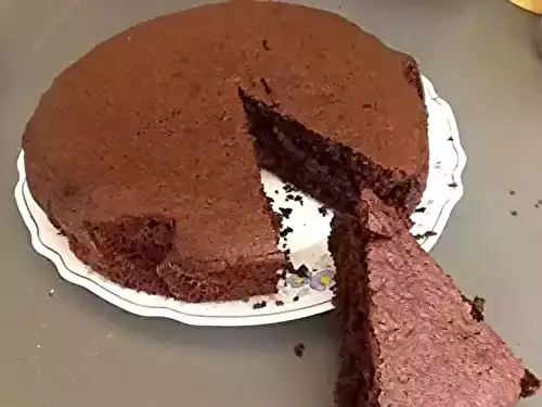 Gâteau au yaourt au cacao