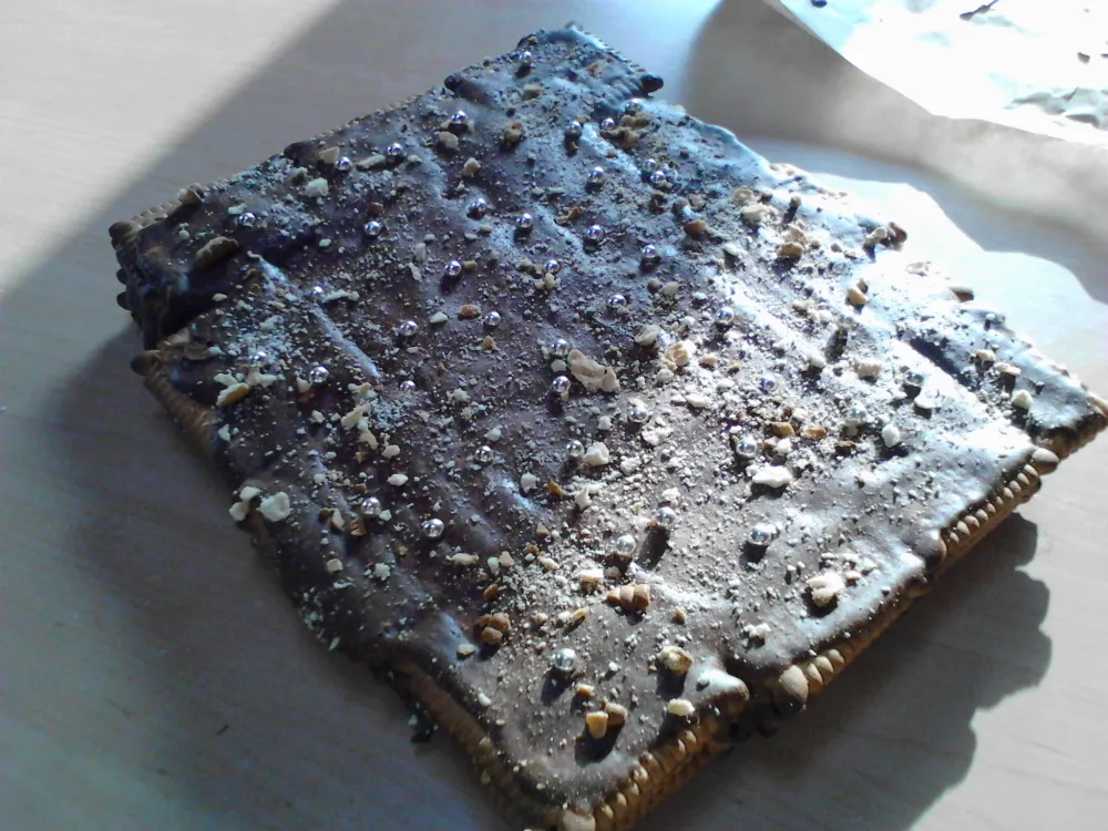 Gâteau aux petits beurres et au chocolat