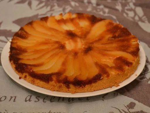 Gâteau aux poires façon tatin
