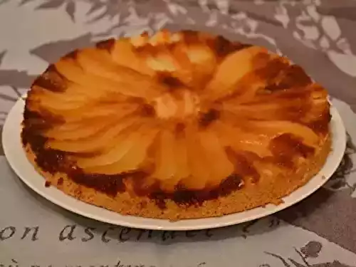 Gâteau aux poires façon tatin