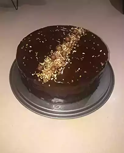 Gâteau chocolat et nougatine