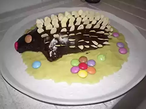 Gâteau d'anniversaire hérisson