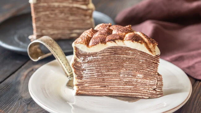 Gâteau de crêpes façon tiramisu