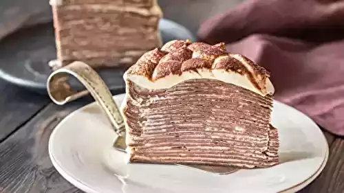 Gâteau de crêpes façon tiramisu
