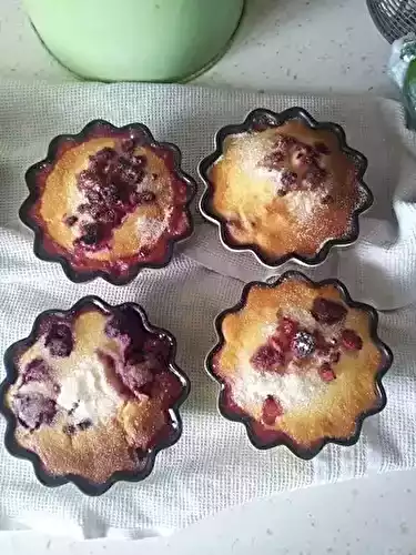 Gâteau de semoule à la framboise