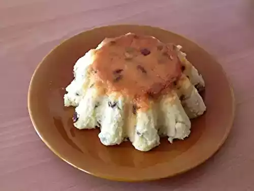 Gâteau de semoule rhum raisins