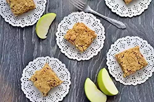 Gâteau façon crumble pomme et cannelle
