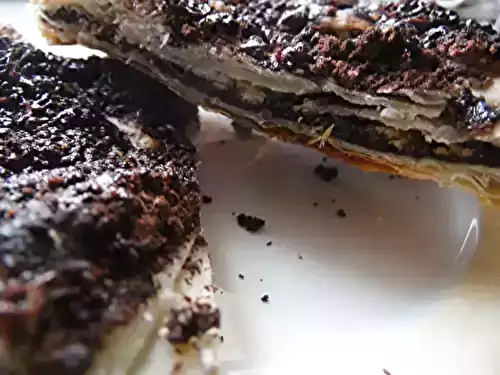 Gâteau feuilleté au chocolat super facile