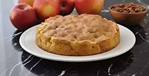 Gâteau pommes et noix de macadamia