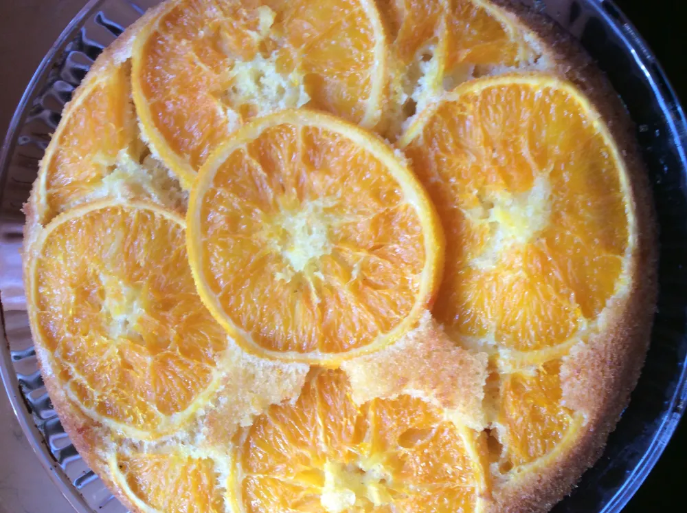 Gâteau renversé à l'orange