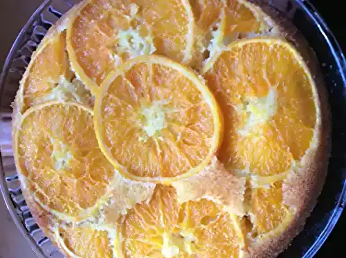 Gâteau renversé à l'orange