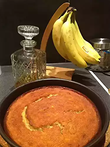 Gâteau rhum banane façon cuba