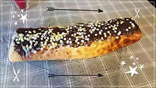 Gâteau roulé chocolat blanc et cerise