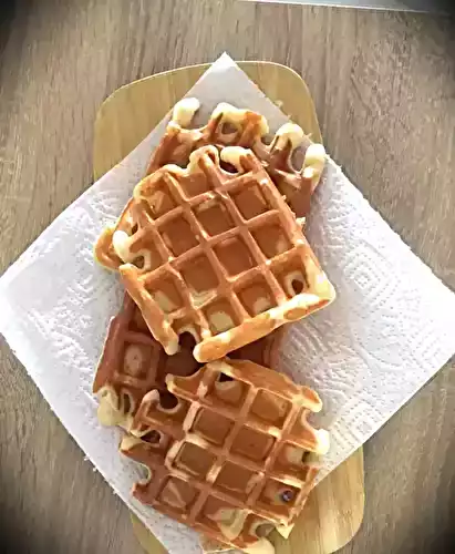 Gaufre allégée sans produit allégée et sans beurre ni huile