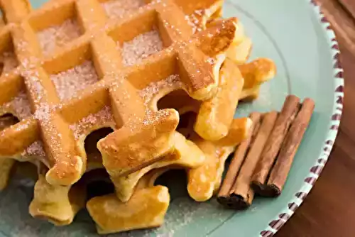 Gaufres à la cannelle à l'ancienne