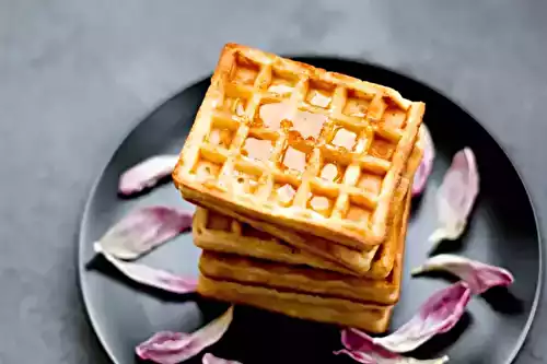 Gaufres à la crème fraîche