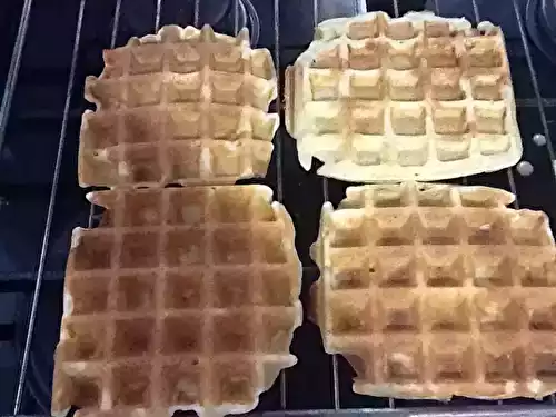 Gaufres à la vanille