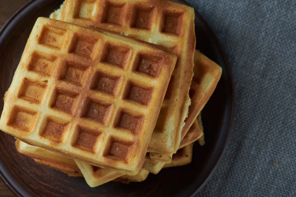 Gaufres légères à la crème