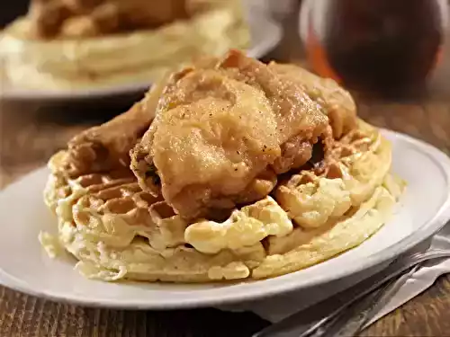 Gaufres légères à la pomme