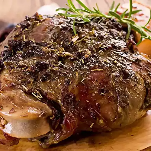 Gigot d'agneau en papillote