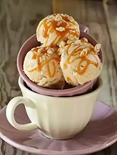 Glace au caramel