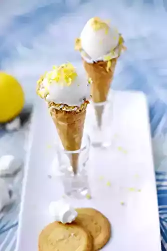 Glace tarte au citron meringuée