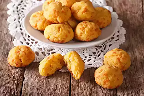 Gougères au fromage au Cooking Chef