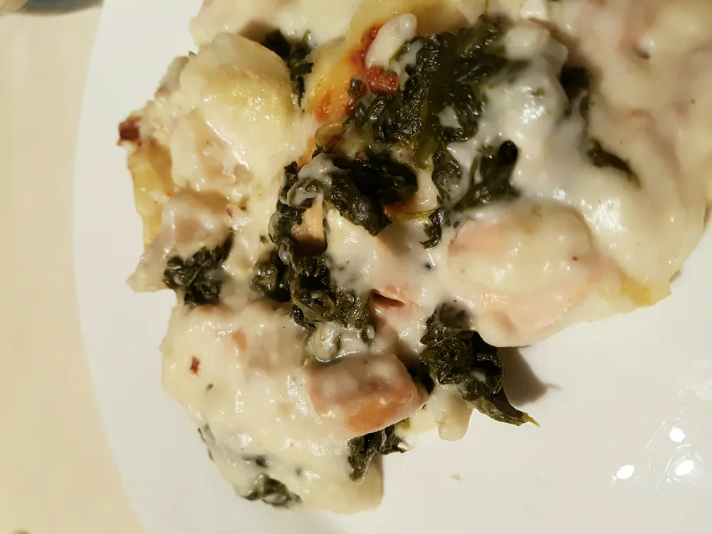Gratin aux 2 poissons express