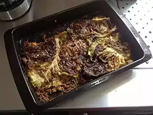 Gratin de chou façon lasagnes