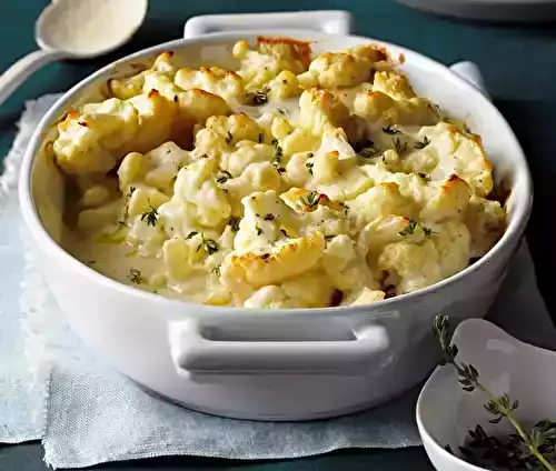 Gratin de chou fleur au Cookeo