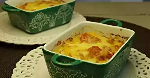 Gratin de courge spaghetti et tomates cerise
