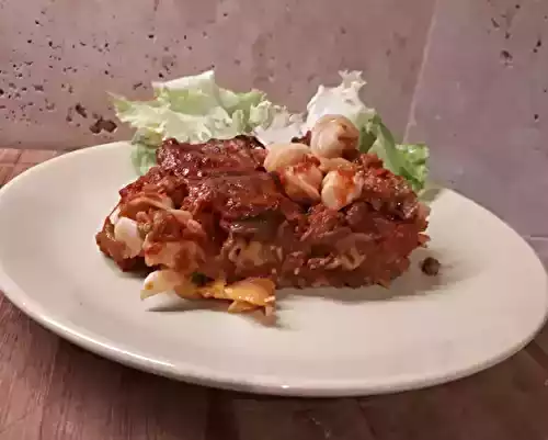 Gratin de pâtes et aubergines façon burger