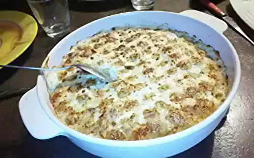Gratin de ravioles au parmesan de Liza