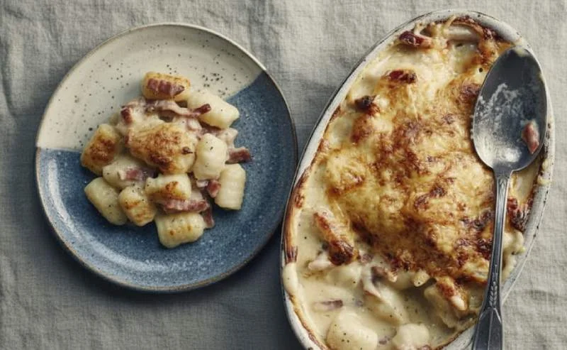 Gratin de salsifis à la béchamel