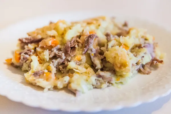 Hachis parmentier au canard