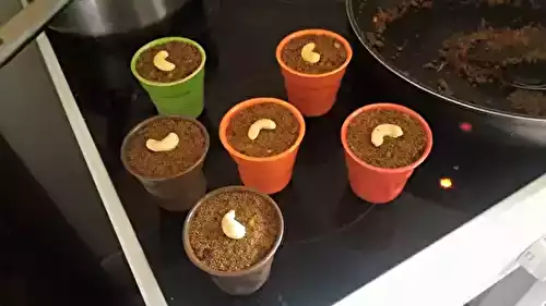 Halwa au safran, à la cardamome et aux noix de cajou