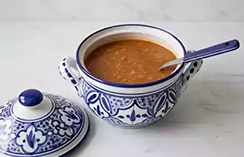 Harira au gigot d'agneau