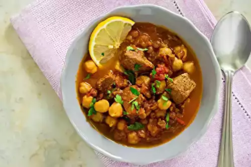 Harira au Monsieur Cuisine