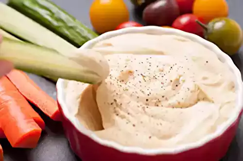 Houmous de basilic (aux pois chiches)