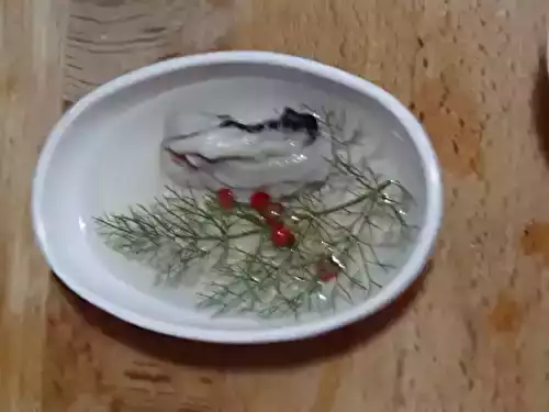 Huîtres en gelée de Champagne