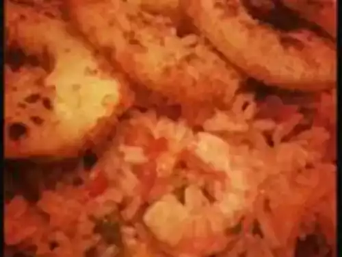 Jambalaya aux crevettes et à l'ananas