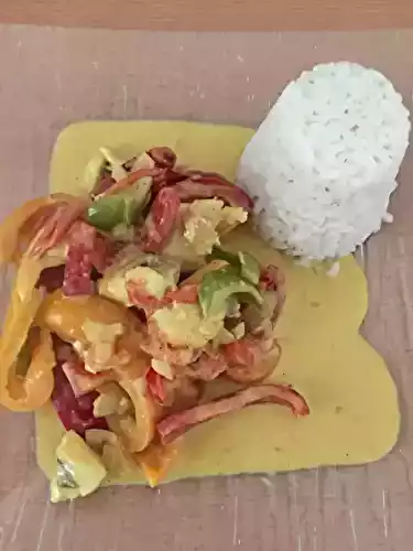 Joues de lotte sauce thai