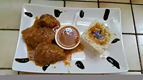 Joues de porc à l'orange