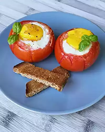 L’œuf cocotte en tomate de Frédéric