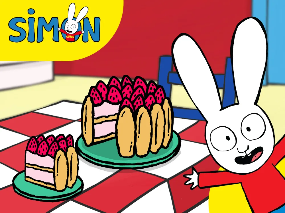 La charlotte aux fraises de Simon Super Lapin