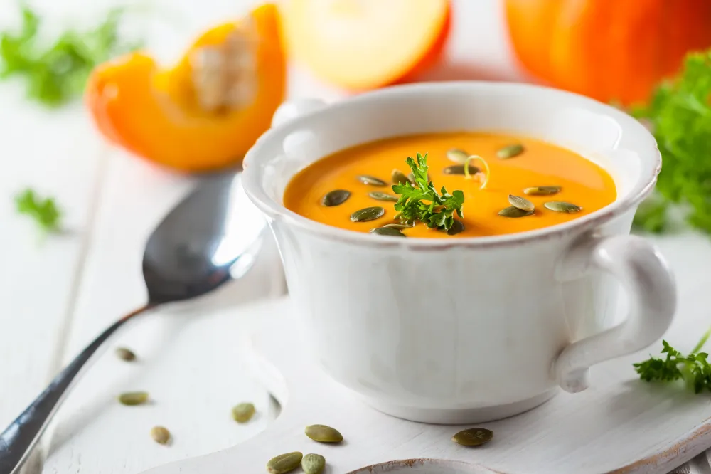 La soupe de potiron de mes élèves (micro-ondes)