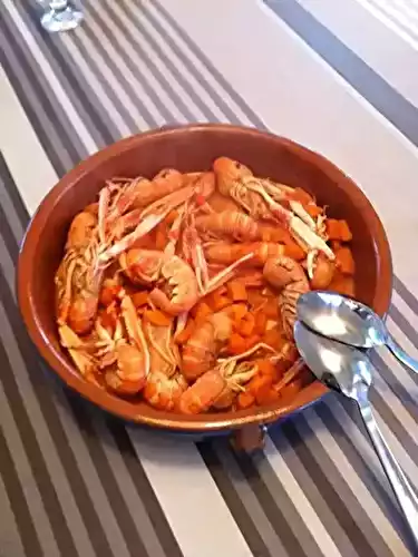 Langoustines flambées