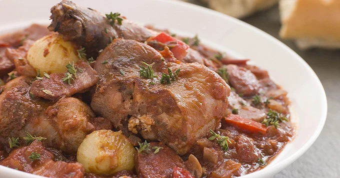 Lapin en ragout au chorizo