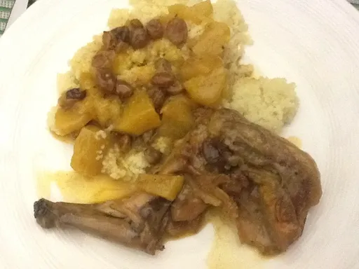 Lapin façon "Tajine" aux fruits secs